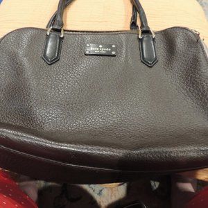 Kate Spade Dark Brown and Tan Satchel